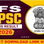 UPSC Civil Services IFS Final Result 2026 Out