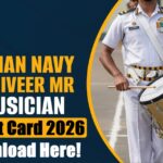 Indian Navy Agniveer MR Musician Admit Card 2026