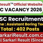 UPSSSC Assistant Boring Technician Recruitment 2026