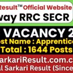 Railway SECR Raipur Apprentice Recruitment 2026