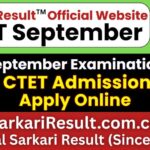 CTET September Online Form 2026