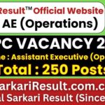 NTPC Assistant Executive (Operations) Recruitment 2026