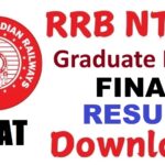 RRB NTPC Graduate Level Final Result 2026 Out