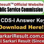 UPSC CDS-I Result 2026 Out