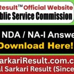 UPSC NDA / NA-I Result 2026 Out